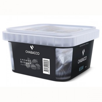 Бестабачная смесь для кальяна Chabacco Lychee (Чайная смесь Чабако Личи) Medium 200г 